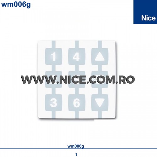 Modul de comanda cu 6 canale deschidere stop inchidere Nice Wm006g